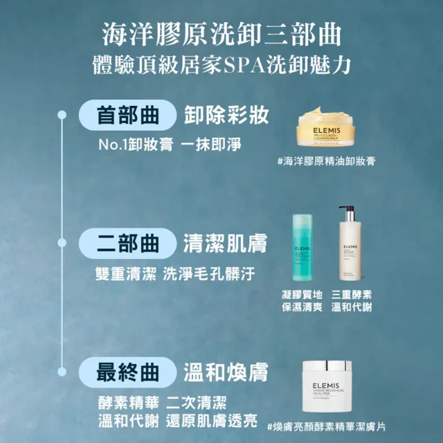 【ELEMIS 愛莉美】精油卸妝膏100g送去角質凝膠15ml(必收明星卸妝膏體驗組★NO1卸妝膏)