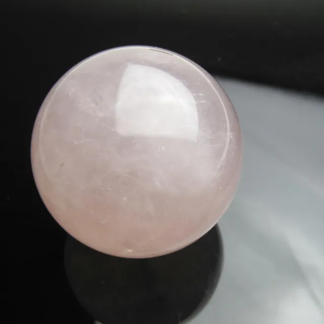 【開運工場】55mm粉晶水晶球原木八卦擺飾組