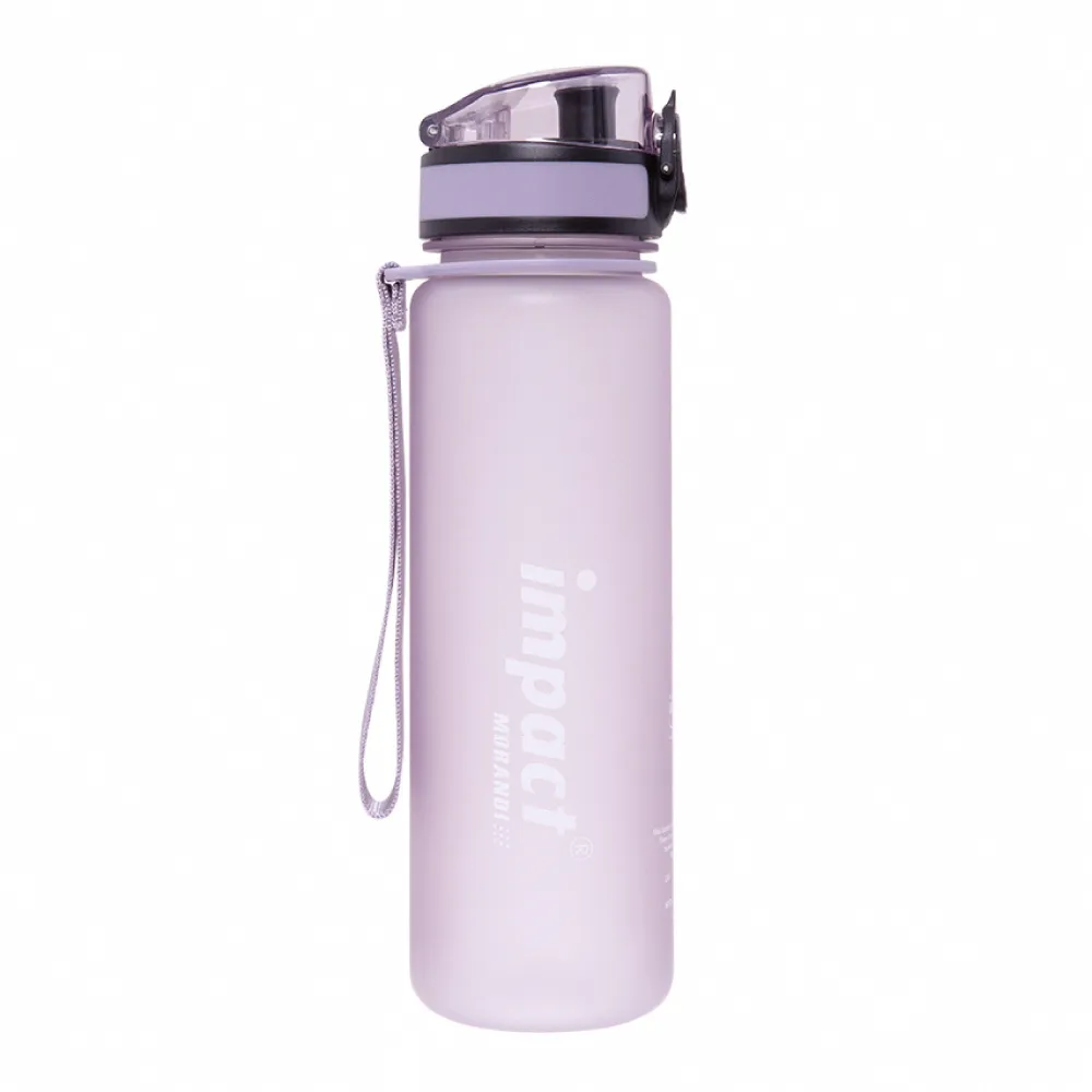 【IMPACT 怡寶】莫蘭迪系列彈蓋Tritan水壺/水杯/水瓶（500ML）提繩-柔霧紫 IM00B15PL(風格簡約且實搭)