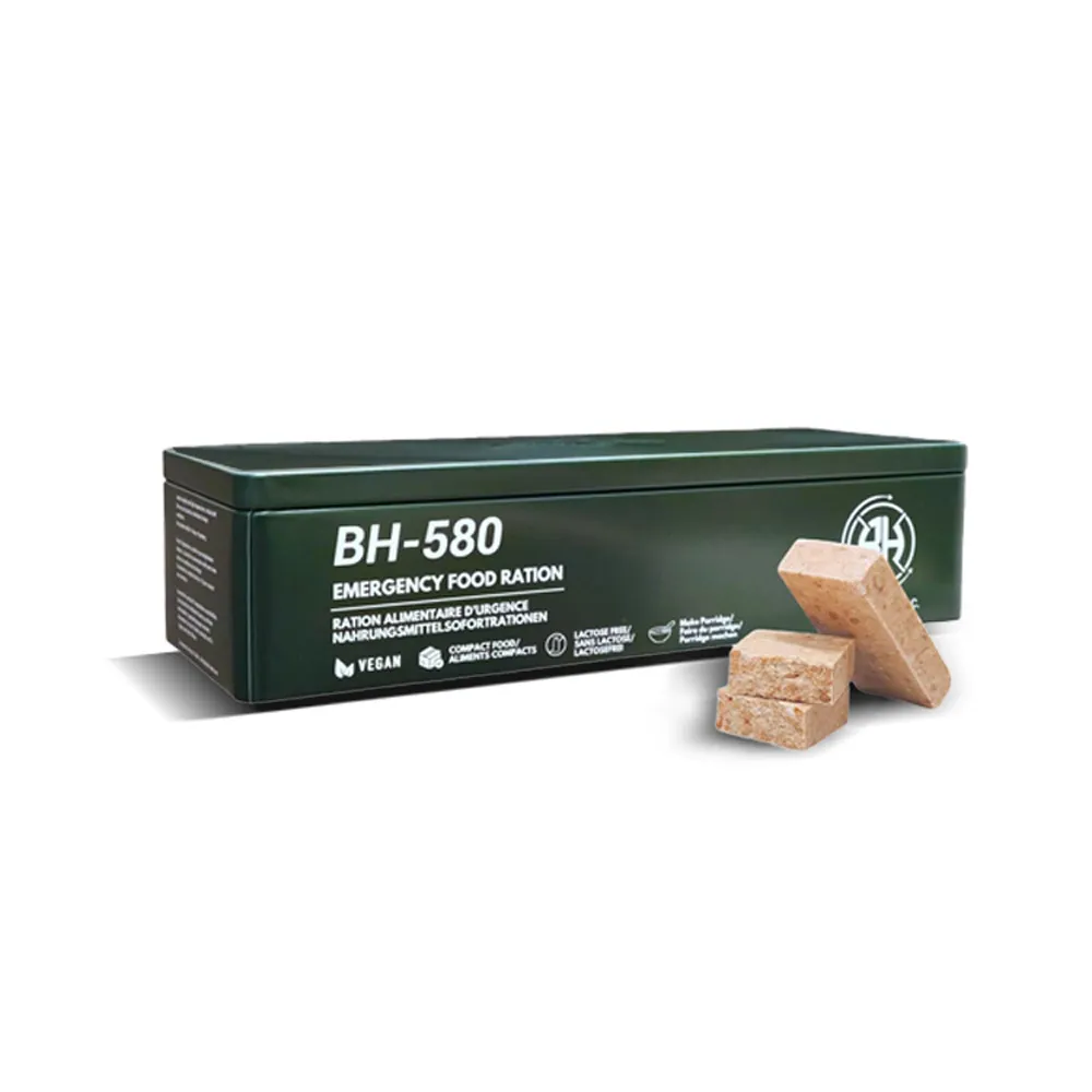 【BLACK HEED】美製BH-580戰備糧食/9入 保存期限20年(防災口糧 MRE壓縮餅乾 儲備物資 地震颱風 登山能量棒)