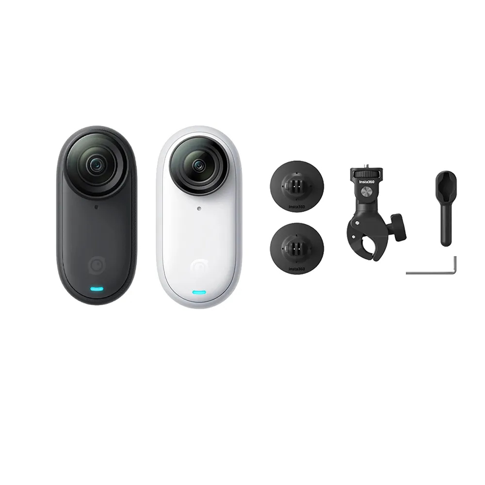 【Insta360】GO 3S 防抖相機 摩托車配件套餐組 128GB標準版(公司貨)