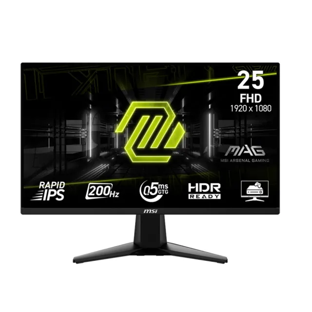 【MSI 微星】2入組★MAG 255F E20 25型 IPS FHD 200Hz 電競螢幕(0.5ms/HDR)
