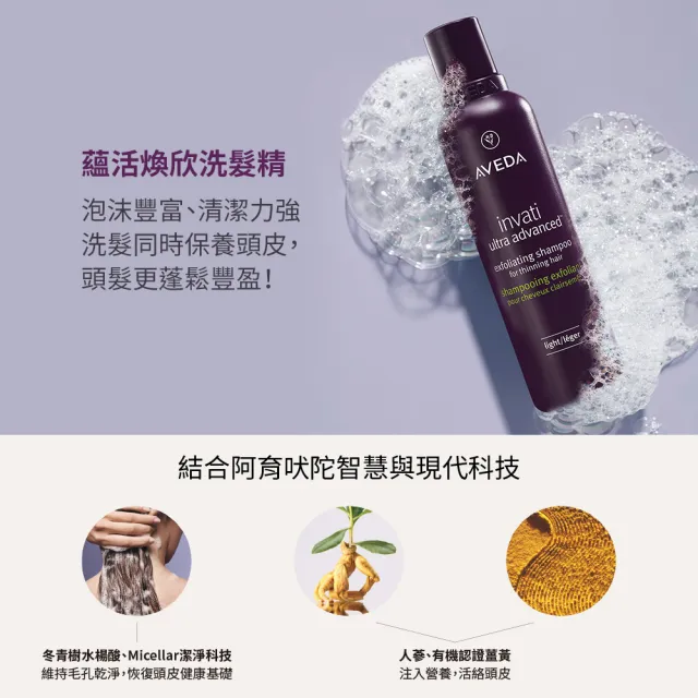 【AVEDA】蘊活煥欣/淨瑕/重鍵/光萃洗髮精200ml(5款任選)