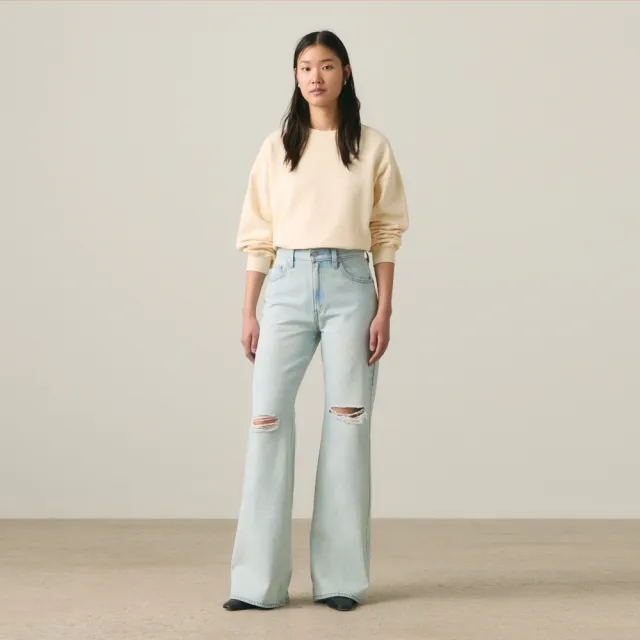 【LEVIS】女生牛仔褲 直筒褲 寬褲 錐形褲 女生褲子 提臀 多款任選 熱賣單品