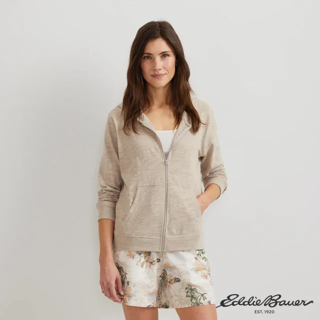 【Eddie Bauer】女性棉質親膚連帽外套 任選 21690143