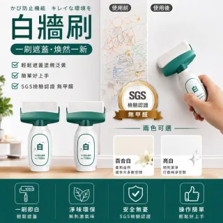 【寶媽咪】超值修繕組-先補牆再粉刷壁癌汙損(加贈刮板*1/牆壁補牆膏/無甲醛/防黴不泛黃/災後修繕)