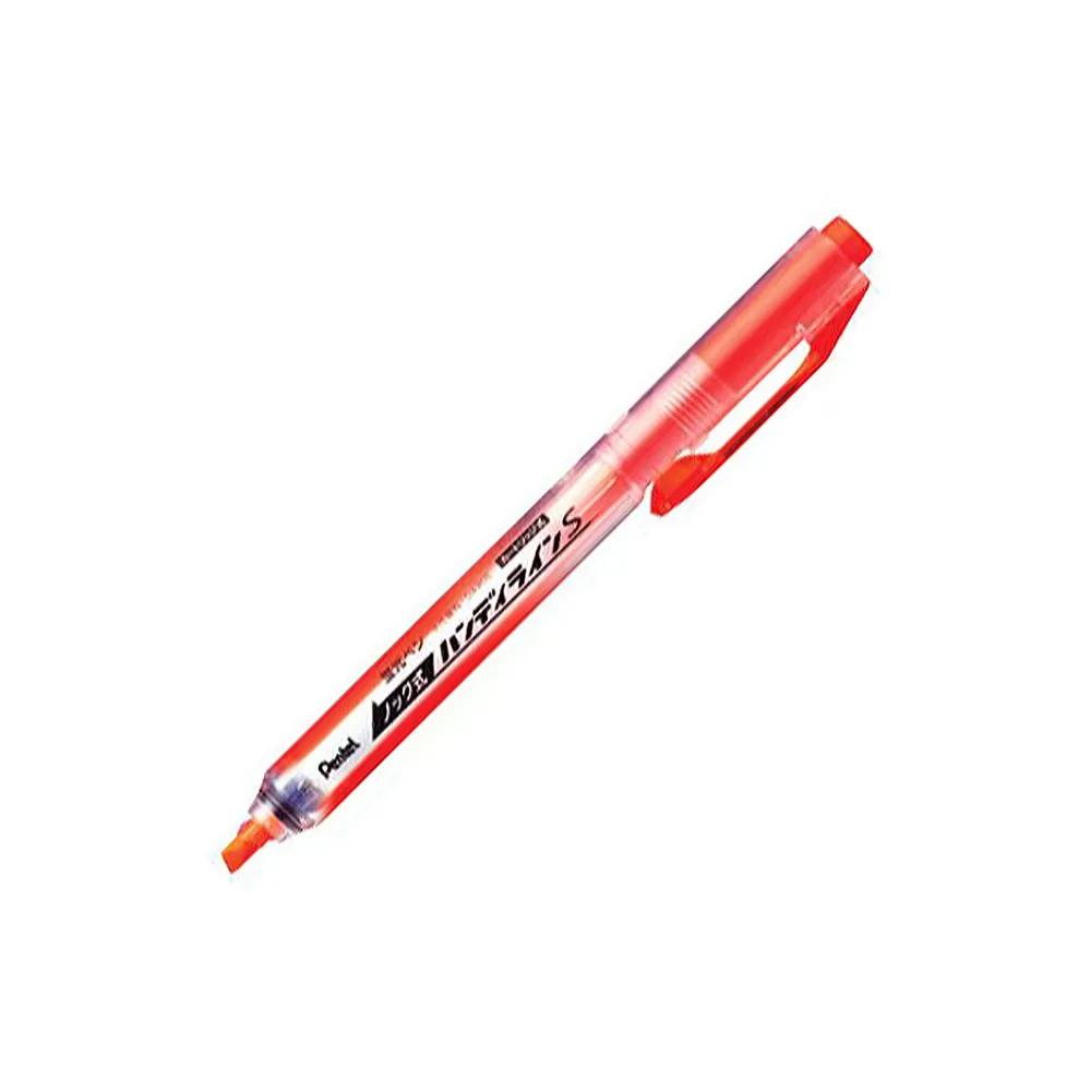 【Pentel 飛龍】SXNS15 自動螢光筆 橘(3支1包)