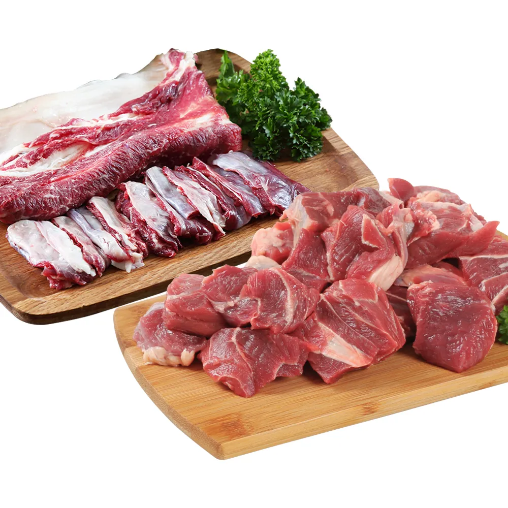 【國際牛肉店】三叉筋/牛腩/肋條/牛腱切塊/任選四包贈二滷包(清真台灣溫體手切牛肉)