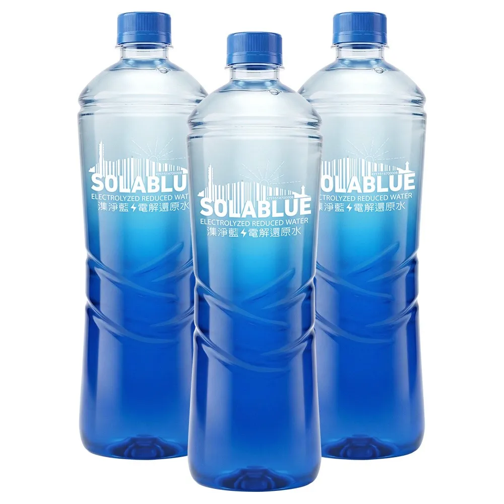 【SOLABLUE 潗淨藍】PH8.5 電解還原鹼性水 820mlx3箱(共60入 天然微礦 鹼性水 礦泉水 官方直營)