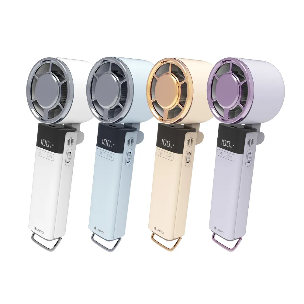 【LaPO】沁冷多功能三用風扇 (快充/松下電芯/手電筒/隨身/手持風扇) LF-03