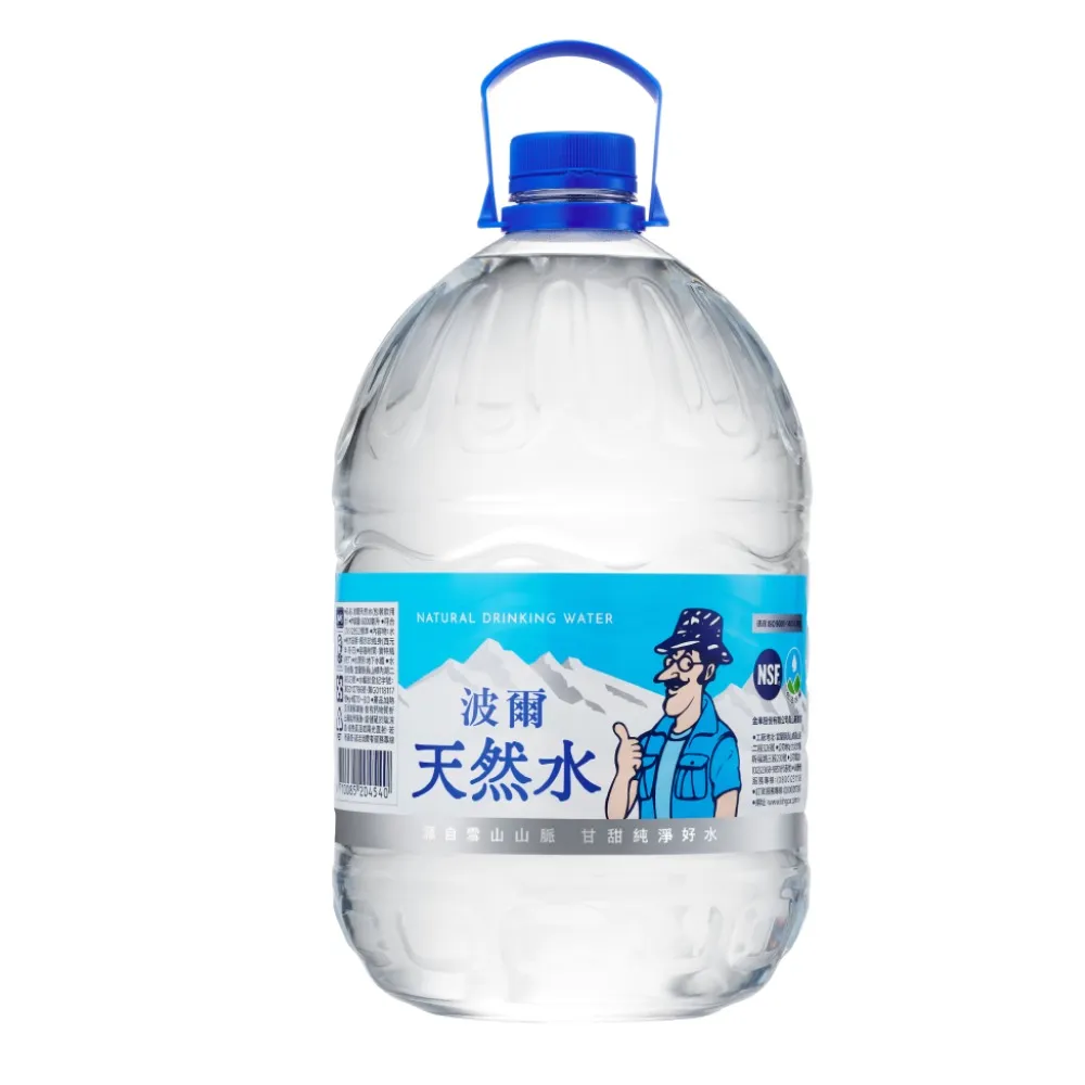 【金車】波爾天然水6Lx2入/箱 