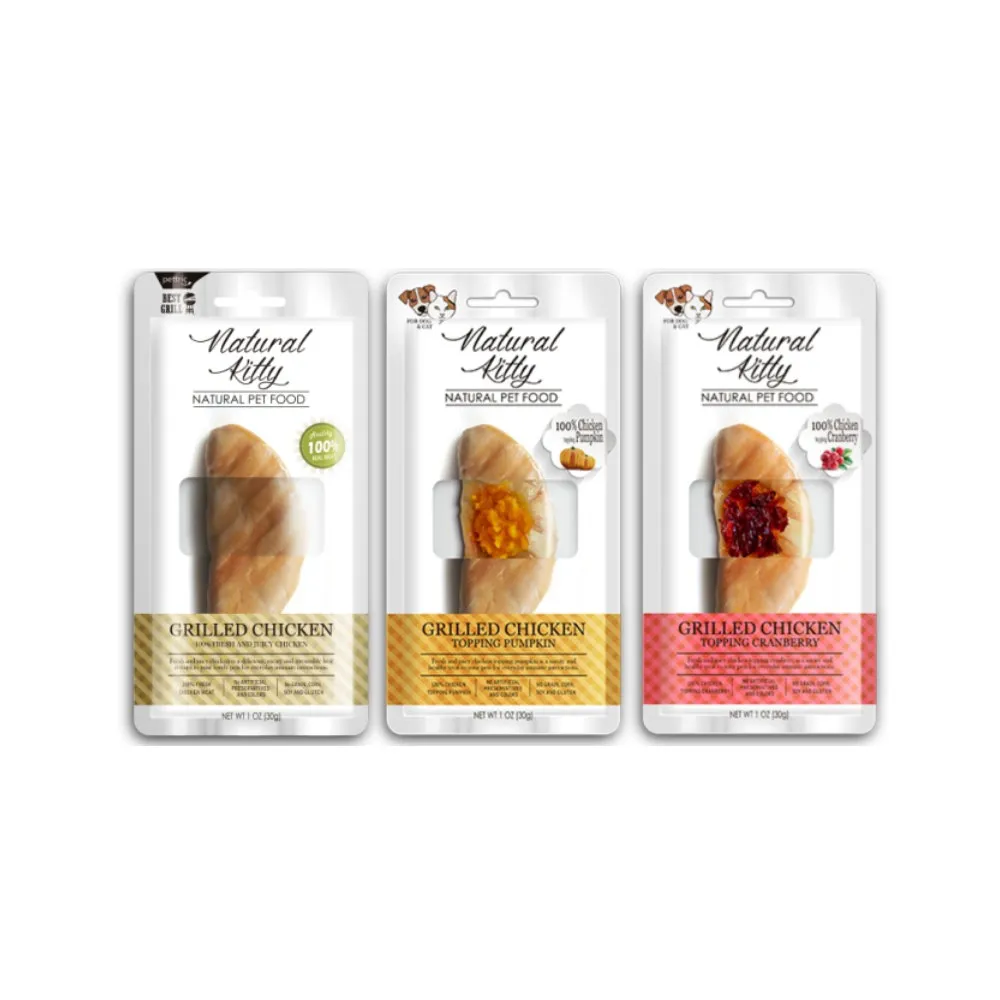【Natural Kitty 自然小貓】100%天然鮮零食-天然雞肉系列 30g*32包組(犬貓鮮食)