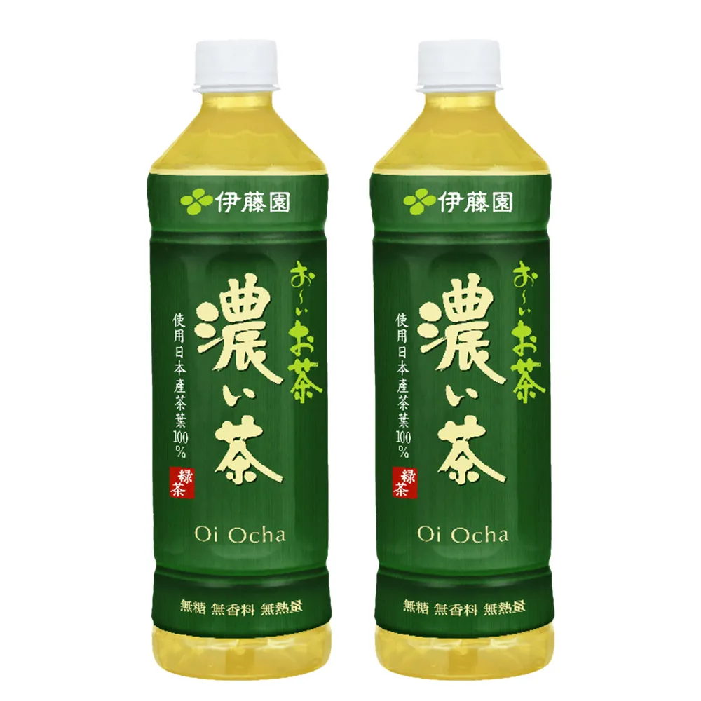 【伊藤園】Oi Ocha 濃味綠茶530mlx2箱(共48入_新舊包裝隨機出貨)