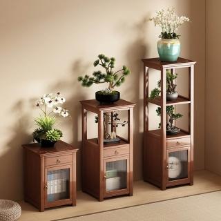【MOOG 沐格】復古展示架 多層博古架 客廳置物架 茶室收納架