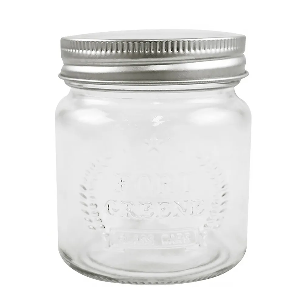 【GOOD LIFE 品好生活】鐵蓋文字玻璃罐/玻璃容器（270ml）(日本直送 均一價)