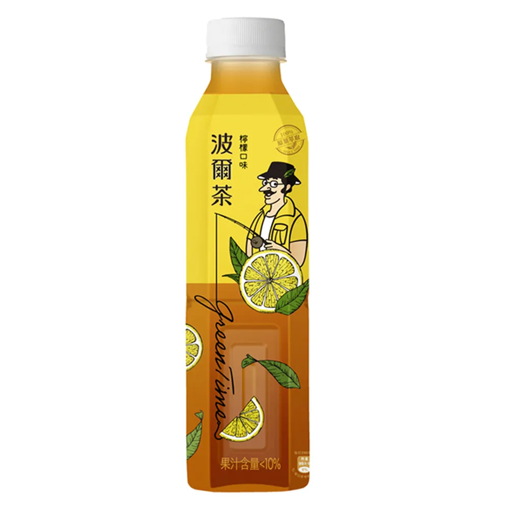 【金車/伯朗】波爾茶-檸檬口味580mlx24入/箱