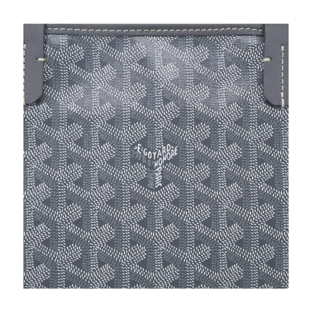 【GOYARD 高雅德】ARTOIS帆布LOGO拉鍊購物包(小/深灰)