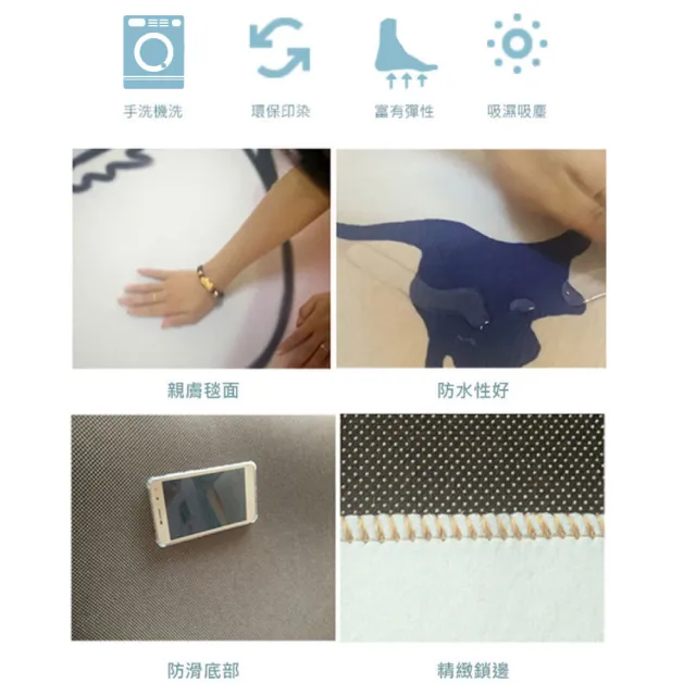 【巴芙洛】侘寂.北歐風時尚水晶絨保暖地毯 均一價(140*200cm加大款/160cm圓款/踏墊/地墊/地毯)