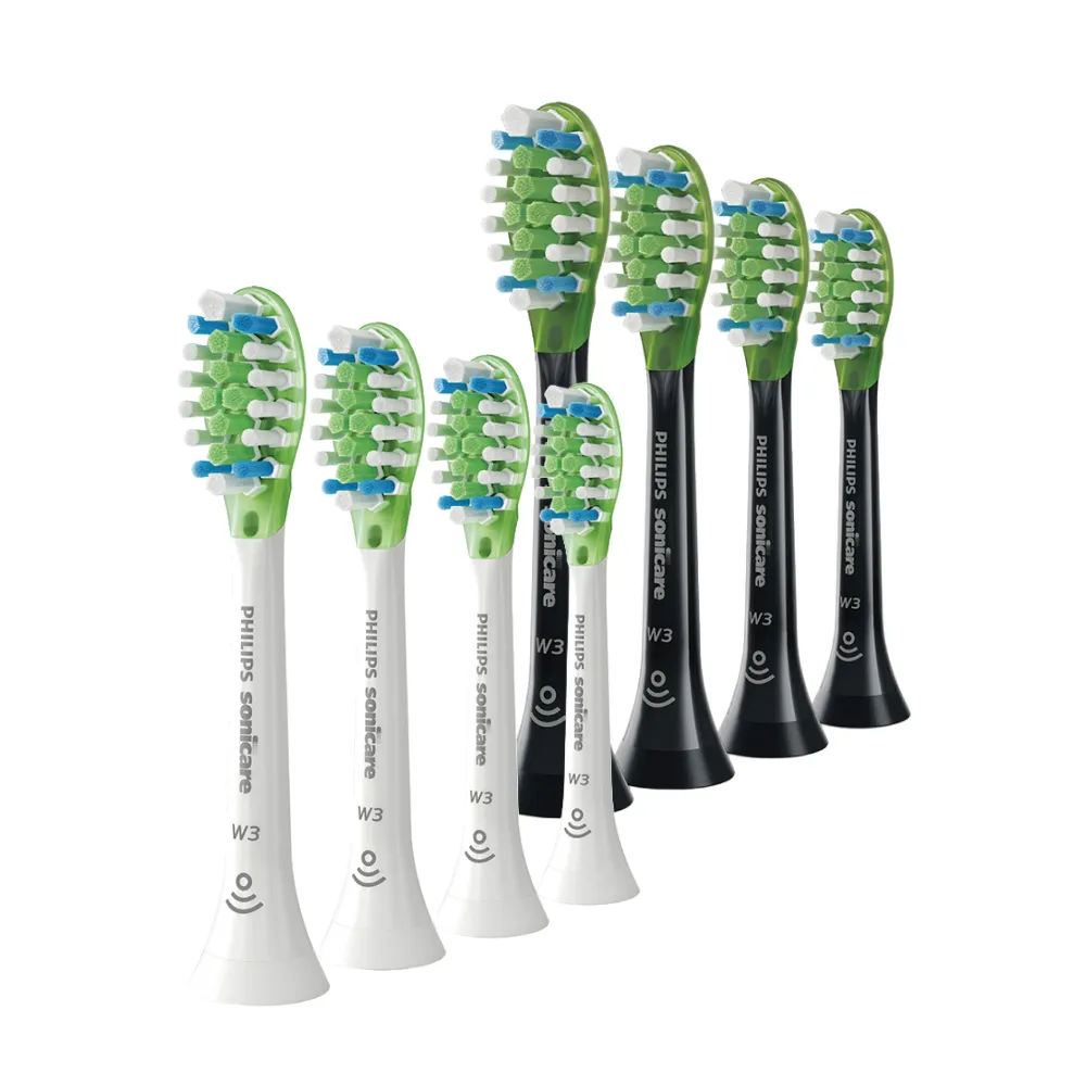 【Philips 飛利浦】HX9064 Sonicare W3智能超效亮白標準刷頭4入組 (兩色任選/3天有感去漬/官方直營)