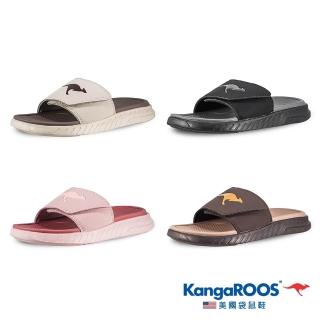 【KangaROOS】拖鞋 男女鞋 魔鬼氈 HYPER SLIDE多款任選(KW61311 KW61310 KM61191 KM61190)