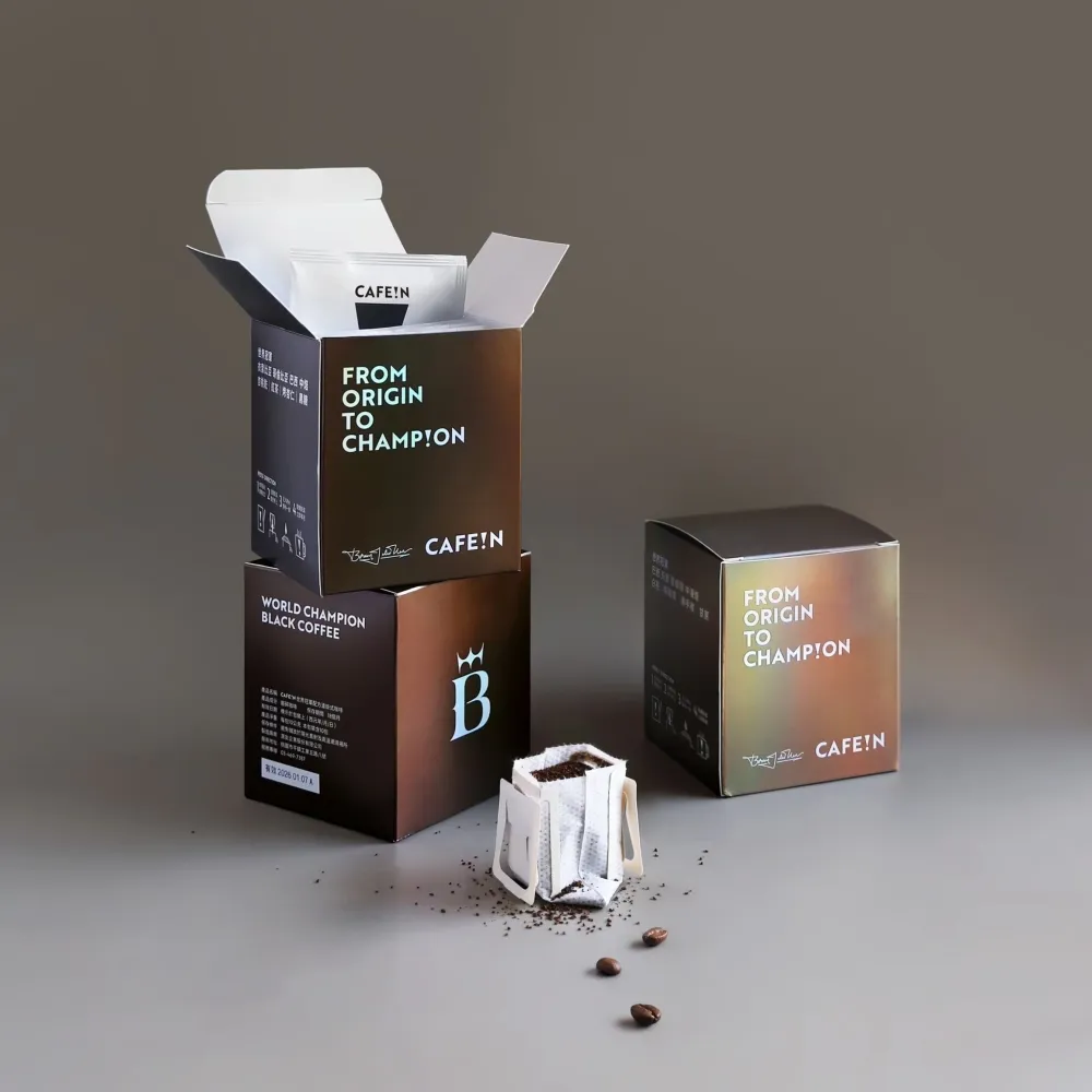 【CAFE!N 硬咖啡】中焙 世界冠軍配方濾掛咖啡*3盒(10g/10包/盒)