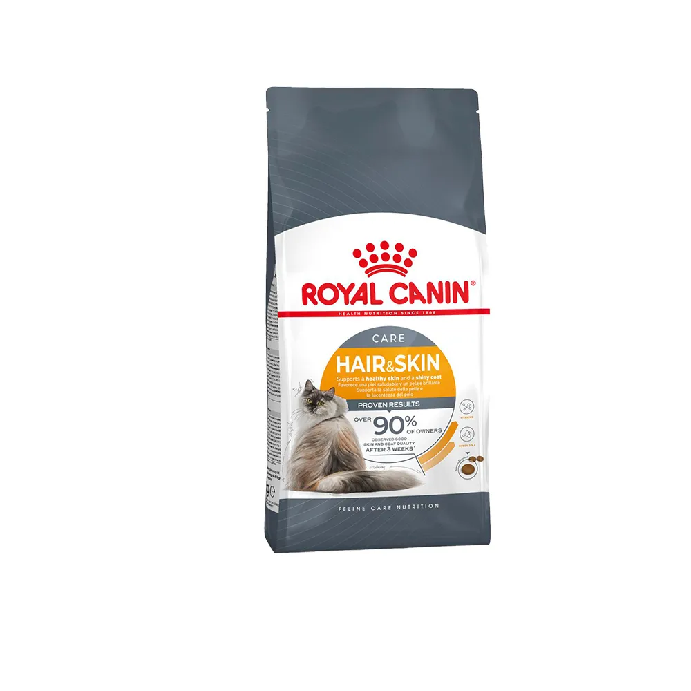 【ROYAL 法國皇家】亮毛護膚成貓專用飼料 HS33 4KG(貓乾糧 貓飼料)