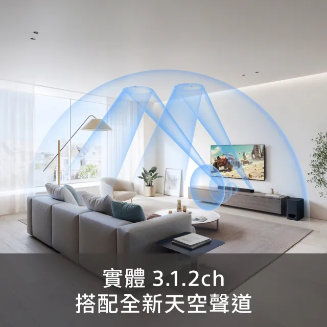 【SONY 索尼】BRAVIA Theatre Bar 6 兩件式環繞家庭劇院HT-B600(公司貨 保固12個月)