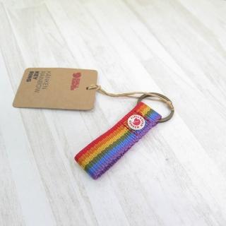 【Fjallraven】北極狐 Kanken Rainbow Keyring 鑰匙圈 包包裝飾配件 (23622907彩虹圖騰)