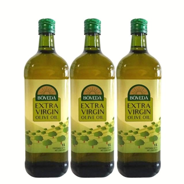 【慕雅利華】BOVEDA柏菲答特級初榨冷壓橄欖油1000ml X 3瓶(可生飲/出廠酸價小於0.5%)