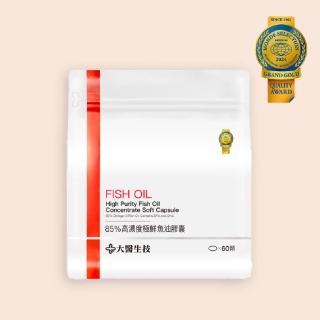 大醫生技 85%高濃度極鮮魚油膠囊 1罐 Omega3 rTG魚油 挪威魚油