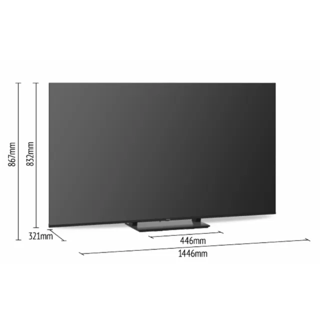 【Panasonic 國際牌】65型4K Mini LED 144Hz聯網顯示器_無視訊盒(TV-65W95BGT)