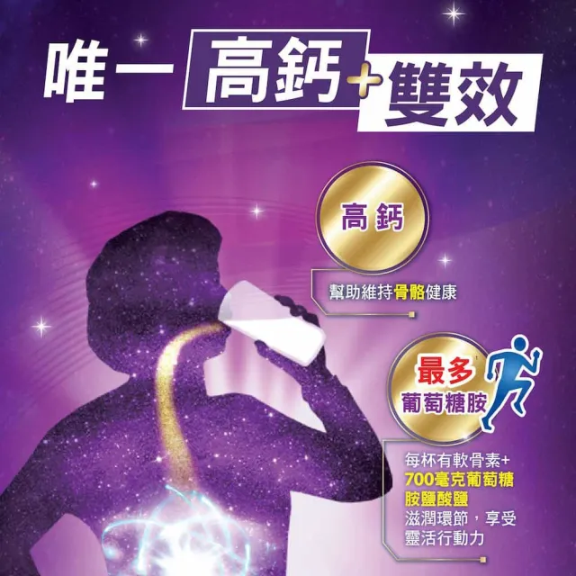 【KLIM 克寧】銀養高鈣雙效奶粉750g/罐(葡萄糖胺/omega3)