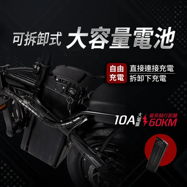 【SKR】14吋免駕照安全帽牌可載人可折疊 小旋風電動輔助自行車尊爵款 電動腳踏車(電輔車