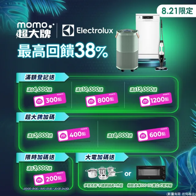 【Electrolux 伊萊克斯】1+1 超值組合 45cm獨立式洗碗機+3.3公升氣炸鍋(KSE43200SW+E5AF1-510P)