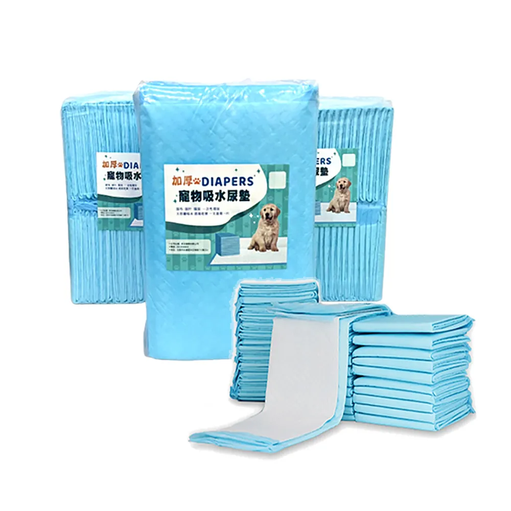 【萌貝貝】超值組 加厚寵物訓練吸水尿墊X6包組 S/M/L(尿布 隔尿 一次性環保)