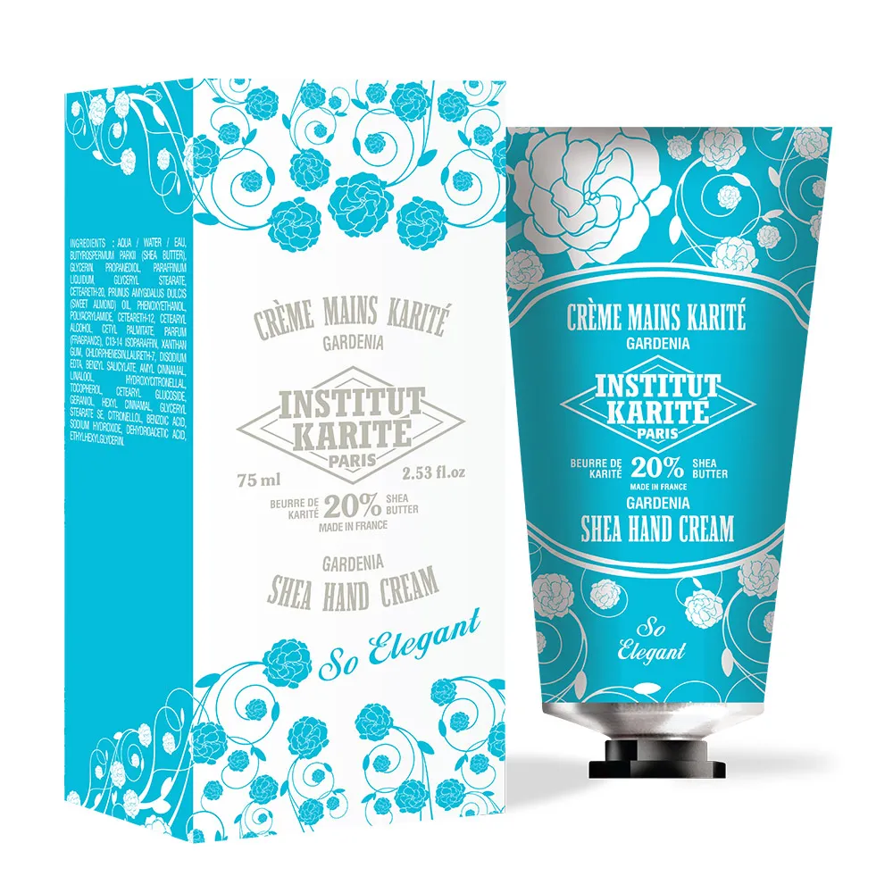 【Institut Karite Paris 乳油木】優雅梔子護手霜(75ml)