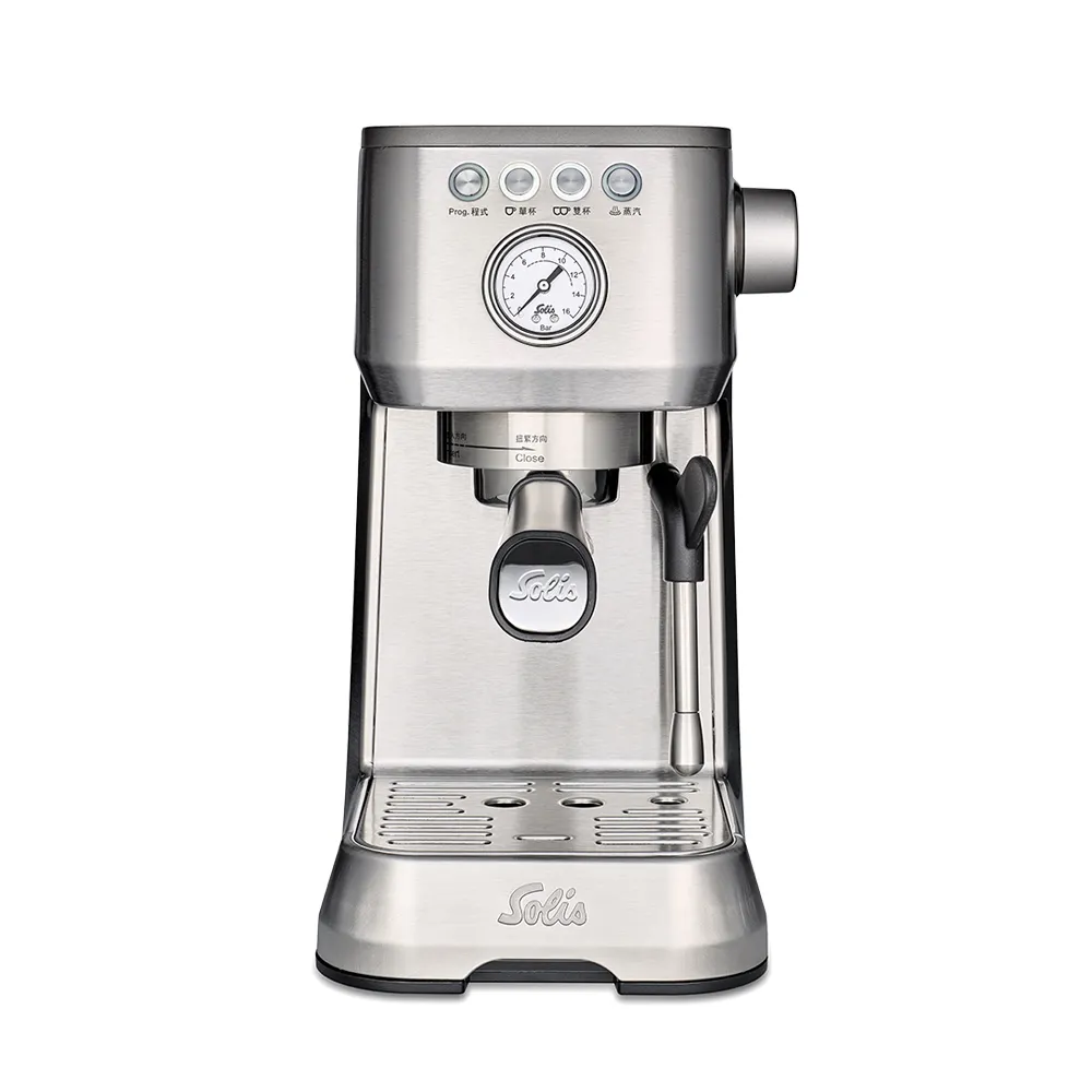 【SOLIS】BARISTA PERFETTA PLUS 家用半自動義式咖啡機(經典銀)