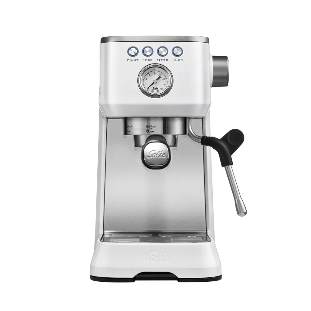 【SOLIS】BARISTA PERFETTA PLUS 家用半自動義式咖啡機(氣質白)