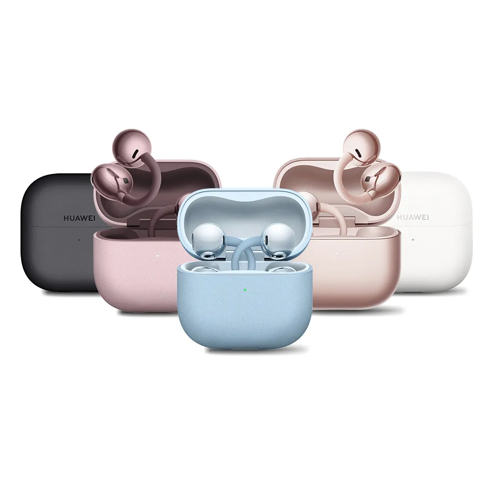 【HUAWEI 華為】FreeClip 2 真無線耳夾式降噪藍芽耳機( 丹寧藍/羽沙白/摩登黑/玫瑰金 )