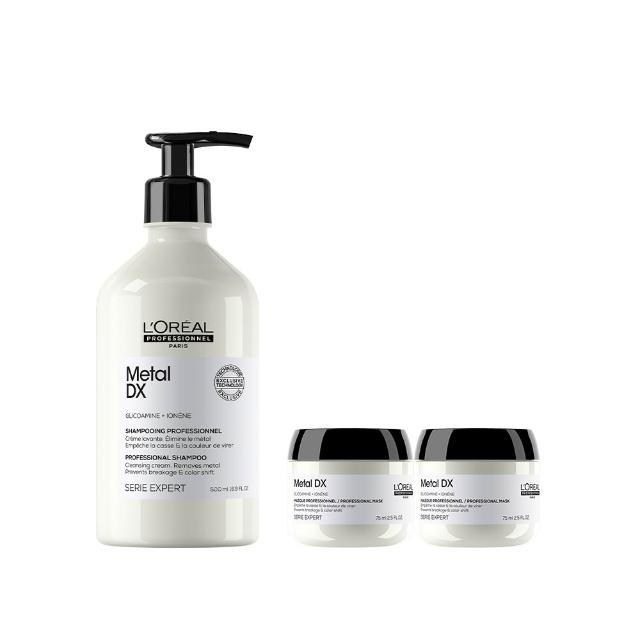【L’OREAL 巴黎萊雅PRO】絲漾博吸金喚彩洗髮精500ml(瞬順髮膜/護髮/柔順/抗毛躁/肖戰推薦)