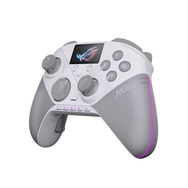 【ASUS 華碩】ROG Raikiri II Pro PC Controller 無線控制器/手把 - 白色