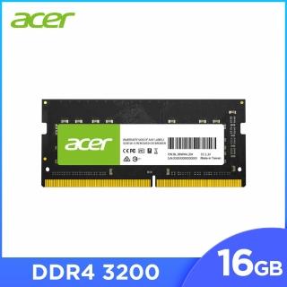 【Acer 宏碁】Acer 宏碁 SD100 DDR4 3200 16GB 筆記型記憶體