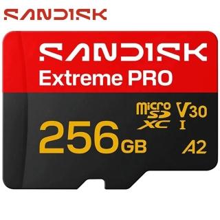 【SanDisk 晟碟】〔全新版〕256GB Extreme PRO microSDXC A2 記憶卡(讀取250MB/s 原廠有限永久保固)