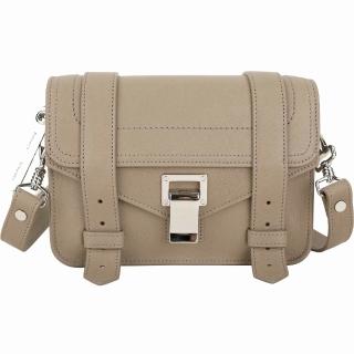 【Proenza Schouler】PS1 迷你款 銀釦羊皮手拿/斜背包-多色可選(學院風 肩背 真皮)