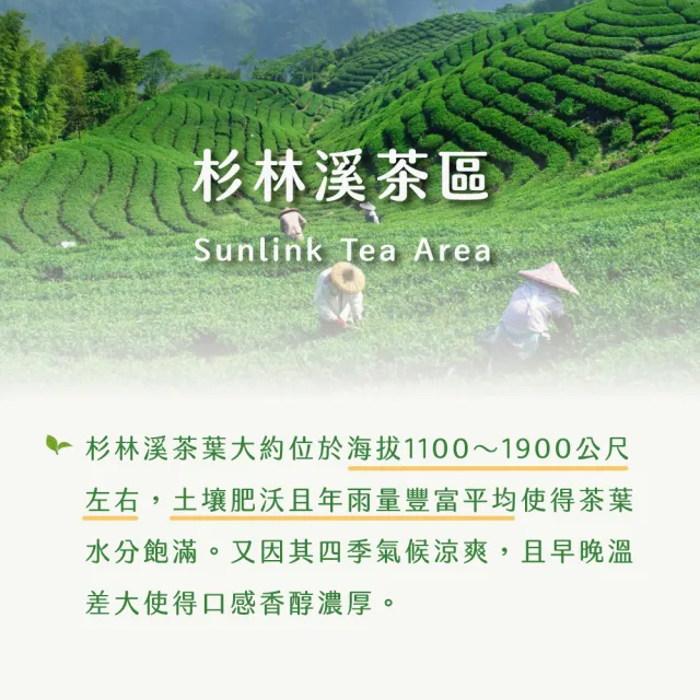 【xiao de tea 茶曉得】杉林溪高山鮮採烏龍茶葉150gx12包(3斤)