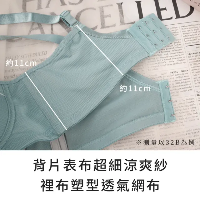 【玉如阿姨】泡泡糖派對內衣。清爽不悶渾圓胸型 台灣製※0696水藍(A.B.C罩 無痕 百搭 集中 飽滿 涼爽紗)
