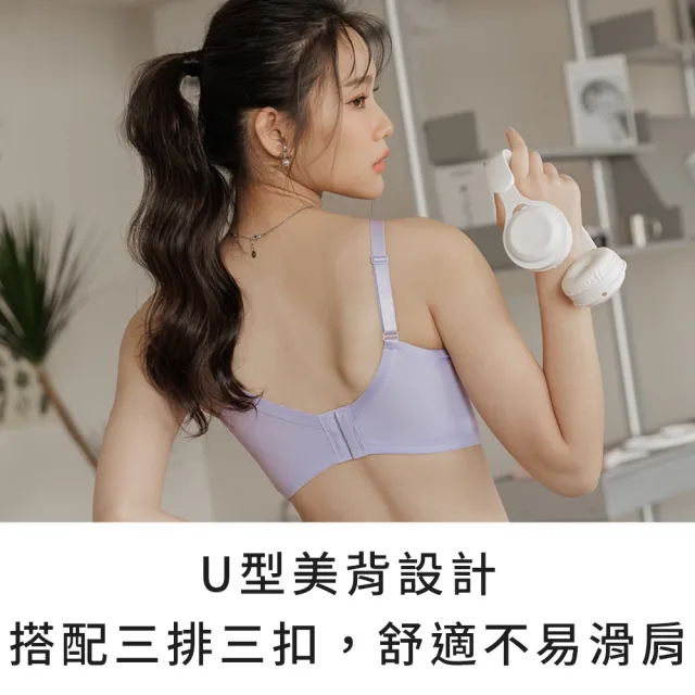 【玉如阿姨】泡泡糖派對內衣。清爽不悶渾圓胸型 台灣製※0696水藍(A.B.C罩 無痕 百搭 集中 飽滿 涼爽紗)