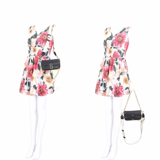 【MARC JACOBS】The J Marc 迷你款 附雙背帶小牛皮鍊帶肩/斜背包-多色可選(手提 兩用 鍊包 MJ)