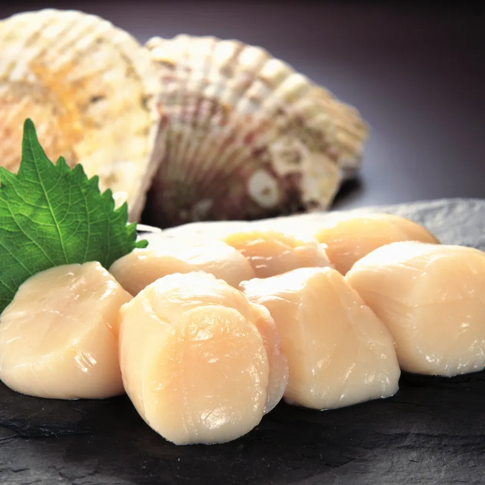 【RealShop 真食材本舖】日本生食級干貝 2L等級 1kg/約16-20顆(天然帆立貝柱)