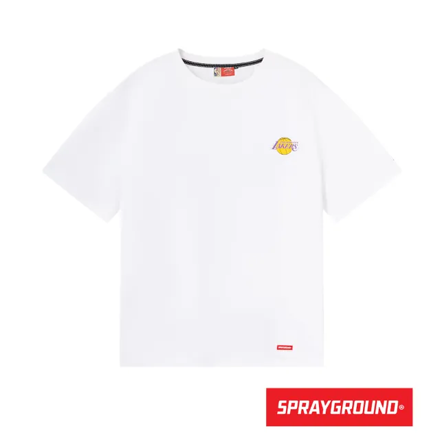 【SPRAYGROUND】美國職籃聯盟湖人隊T-shirt(白色)